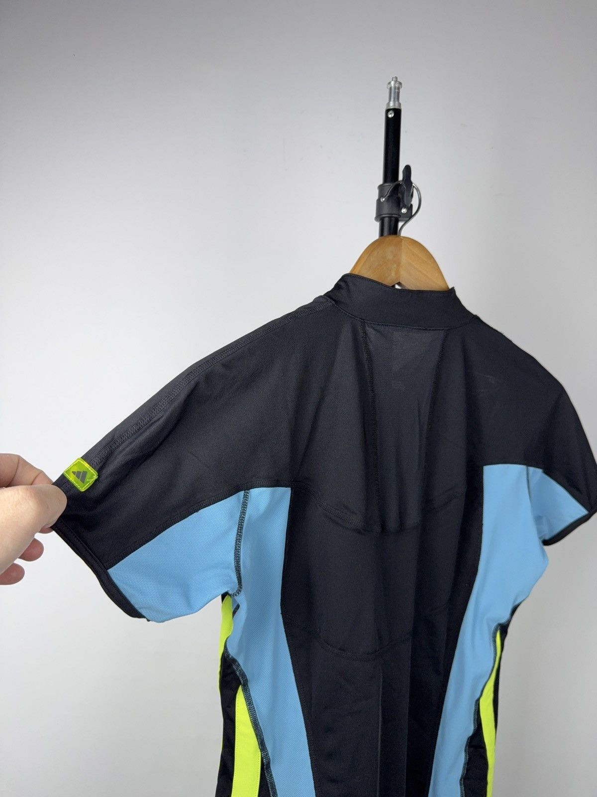 Adidas 90s Adidas Cycling Jersey 1/4 Zip Performance Bike Top Size M / US 6-8 / IT 42-44 - 10 Thumbnail