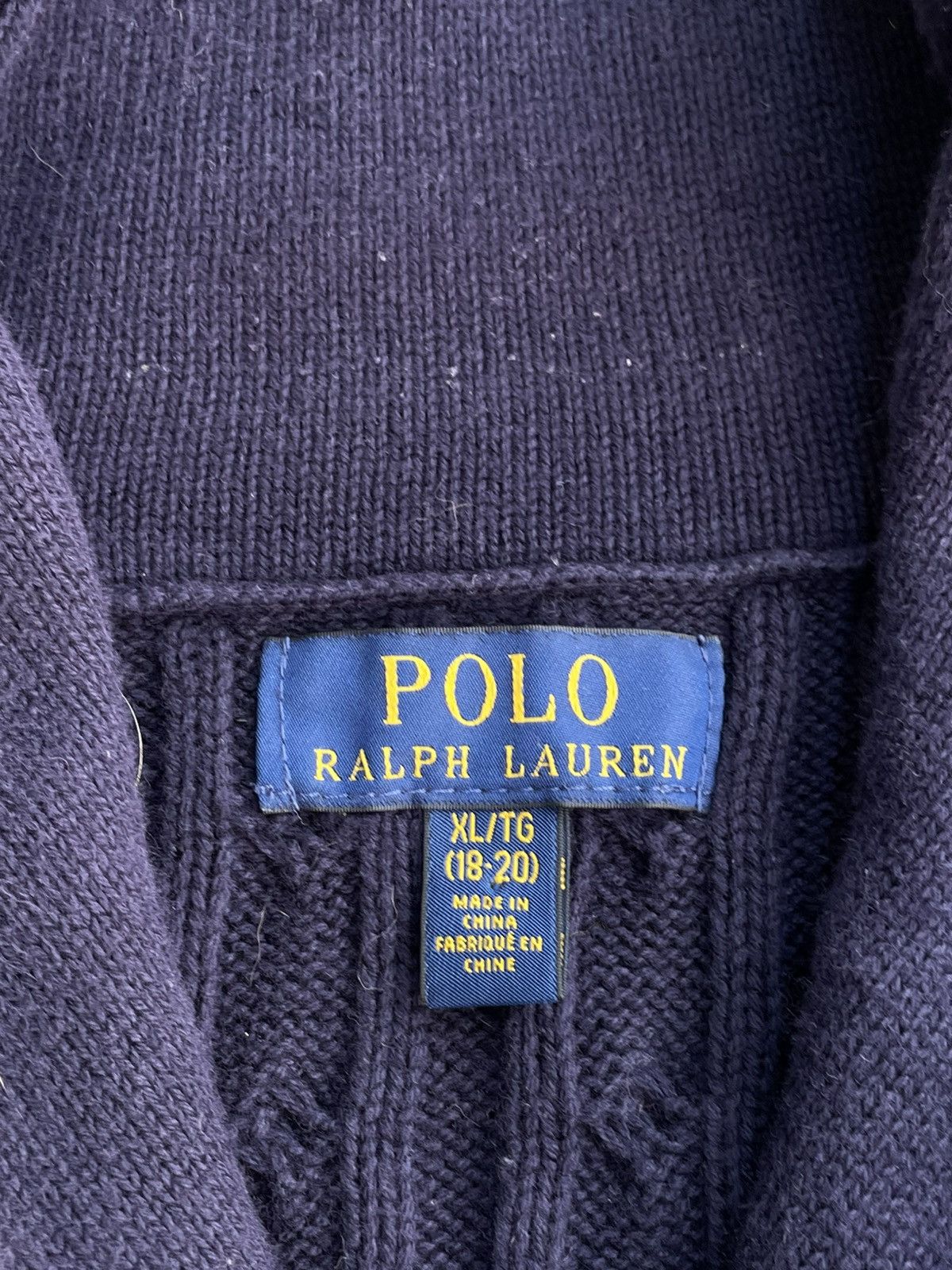 Polo Ralph Lauren Polo Ralph Lauren | Cable-Knit Cotton Shawl Cardigan Size US M / EU 48-50 / 2 - 9 Thumbnail
