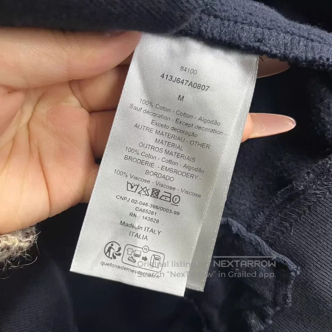Dior Dior Alphabet Logo Cartoon Caped Sport Zipper hoodie| Size US M / EU 48-50 / 2 - 3 Thumbnail