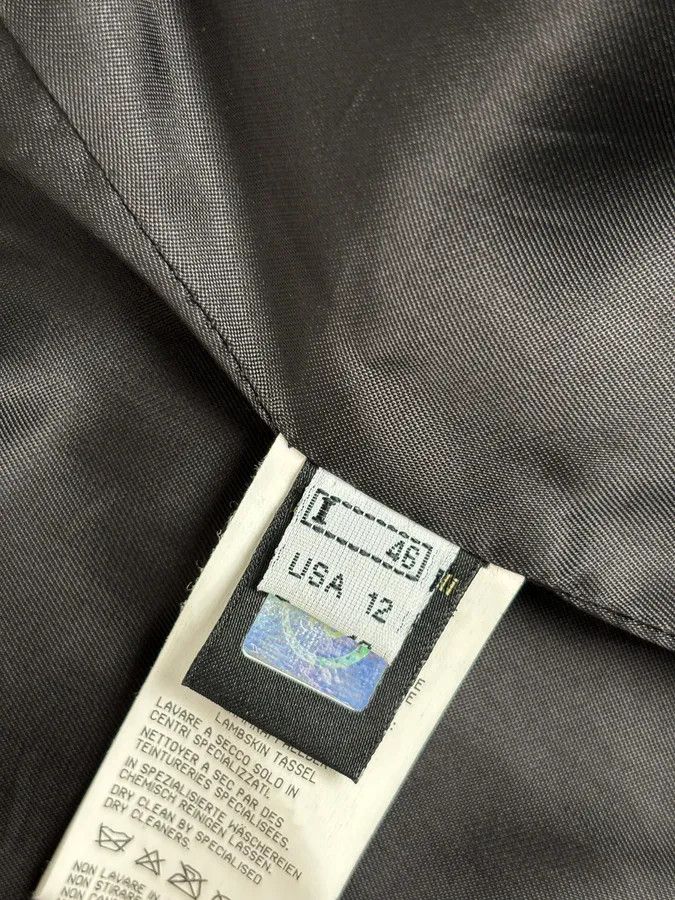 Roberto Cavalli SS2005 Cavalli Black Pleated Hybrid Blazer Jacket Size 42R - 10 Thumbnail