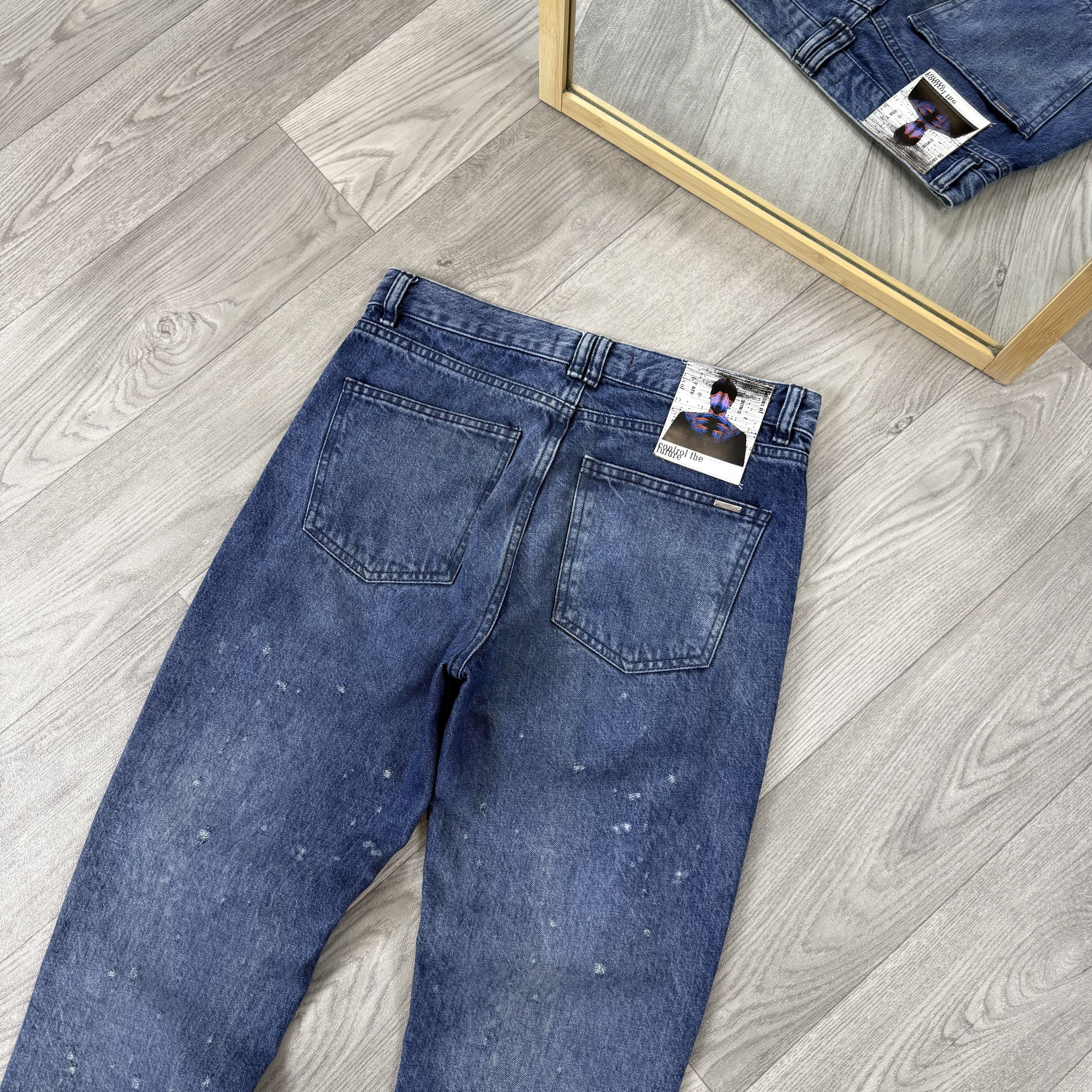 Hugo Boss HUGO Hugo Boss 332 "Control the Future" Frayed Hem Jeans Size US 30 / EU 46 - 5 Thumbnail