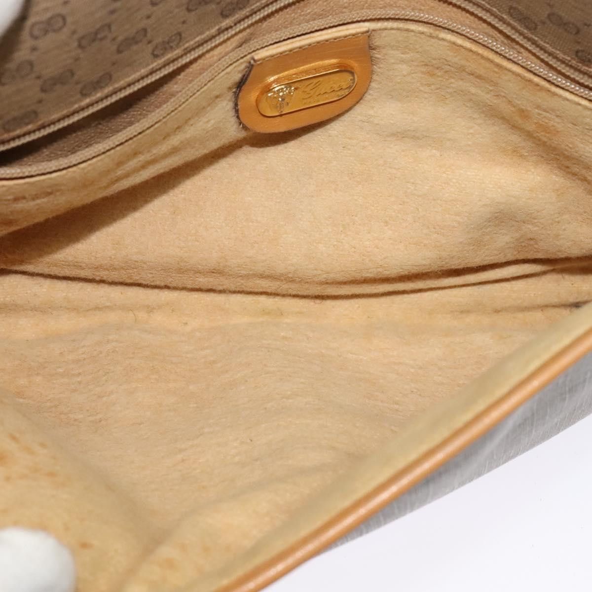 Gucci GUCCI Micro GG Supreme Shoulder Bag Pvc Beige Gold 001 115 Size ONE SIZE - 16 Thumbnail