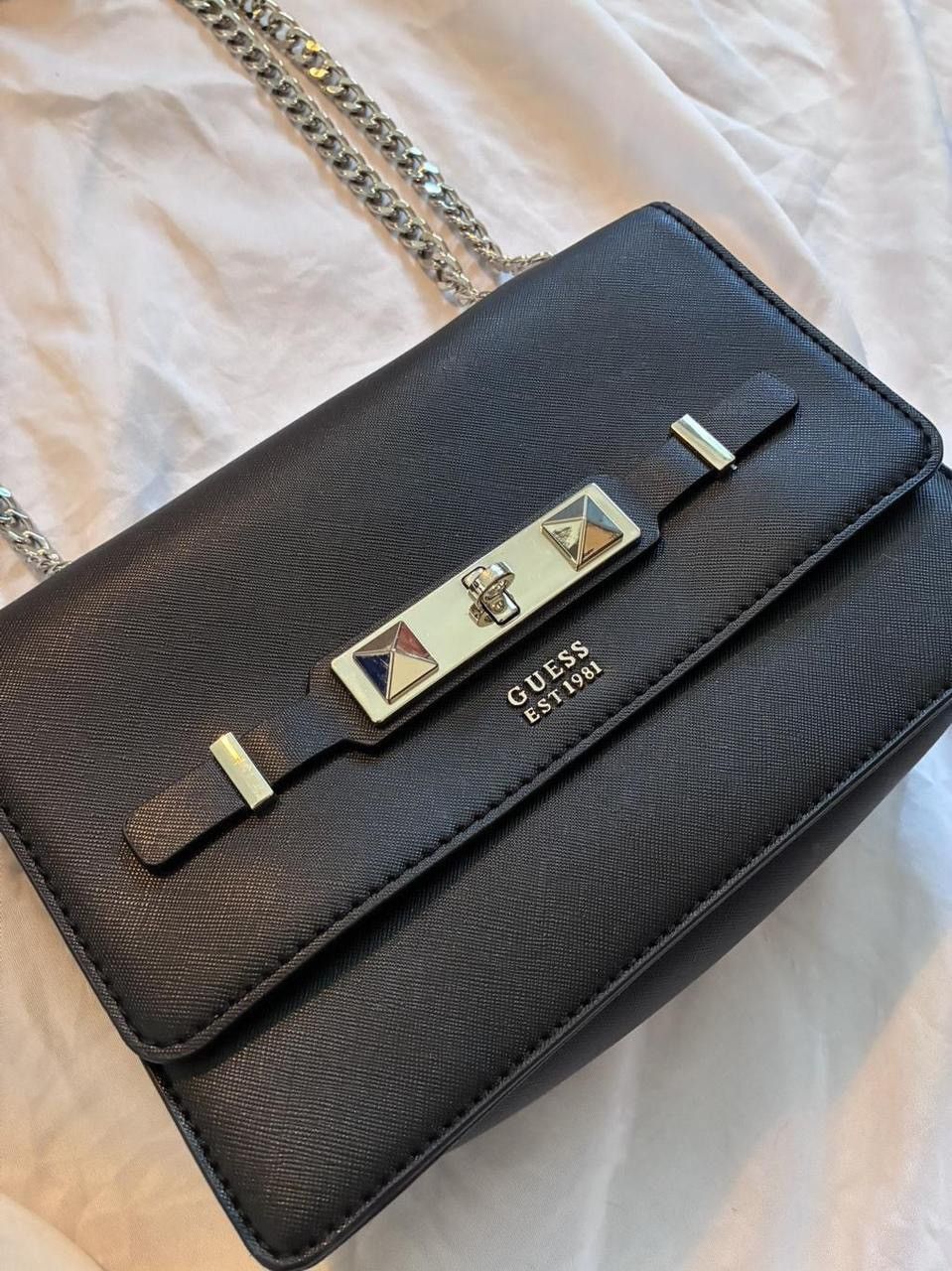 Guess GUESS Faux Leather Cherie Convertible Crossbody Flap Purse Size ONE SIZE - 2 Thumbnail