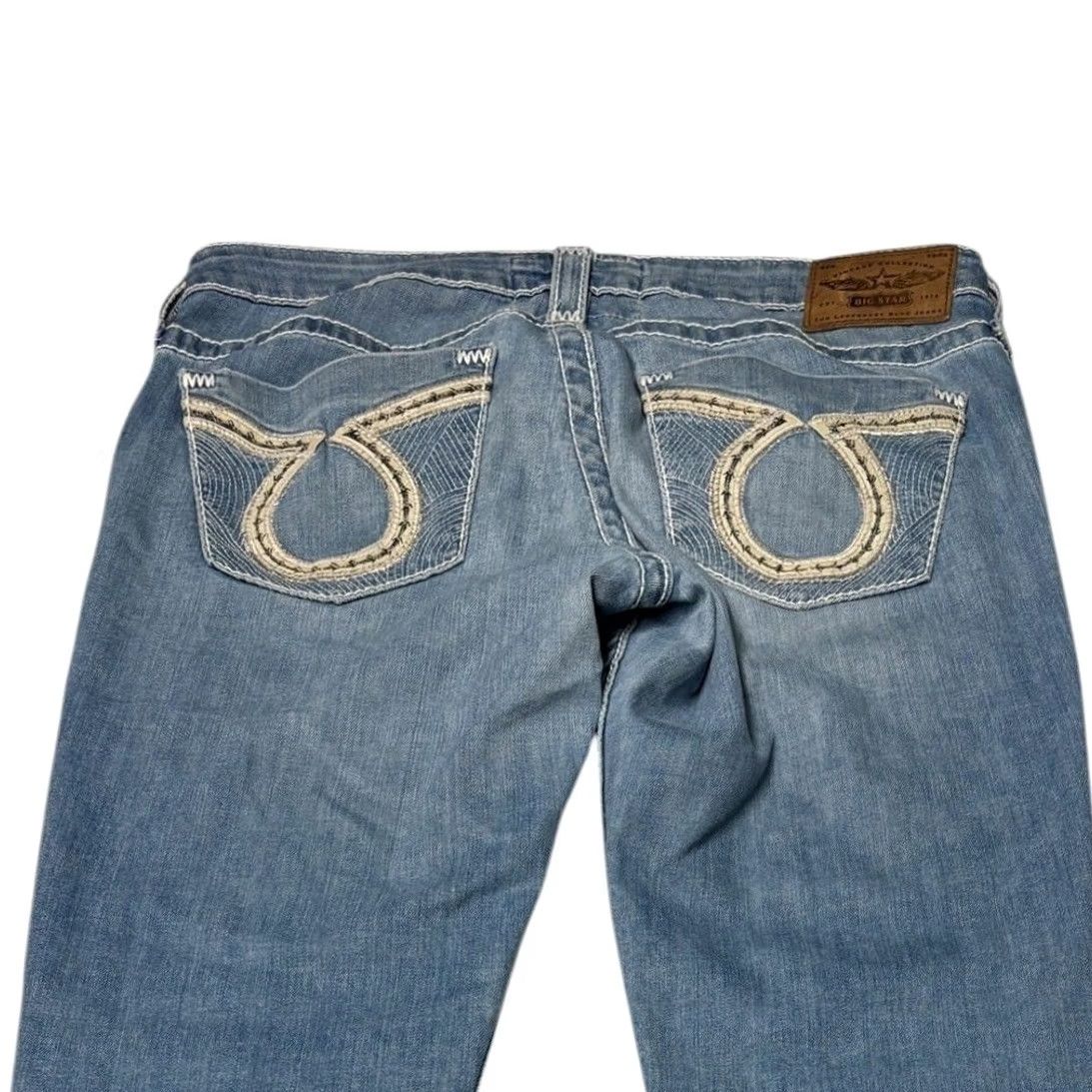 Vintage BIG STAR Jeans Liv Medium Wash Straight Leg Womens 30X29 Size 30" / US 8 / IT 44 - 2 Thumbnail