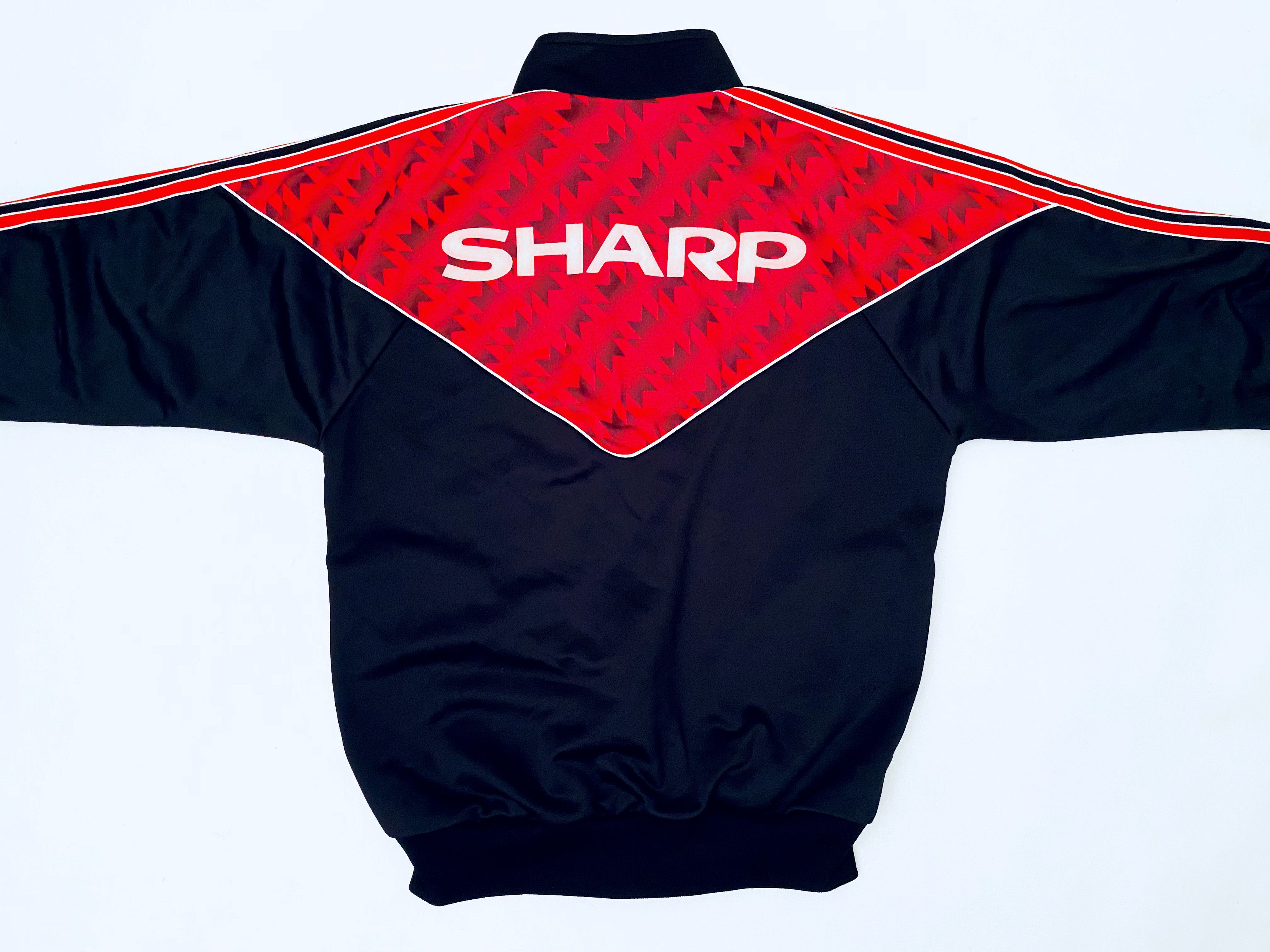 Adidas Manchester United Track / Training Jacket 1990 1992 Size US S / EU 44-46 / 1 - 7 Thumbnail