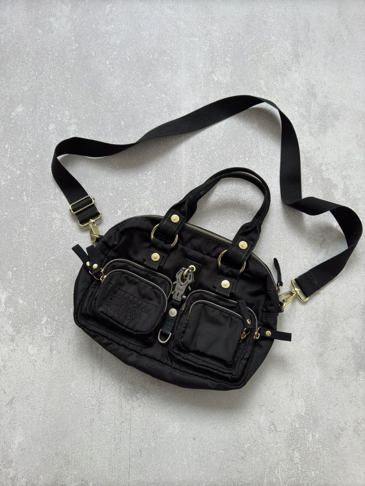 George Gina & Lucy × Japanese Brand Vintage George Gina & Lucy Side Saddie Shoulder Pocket Bag Size ONE SIZE - 13 Thumbnail
