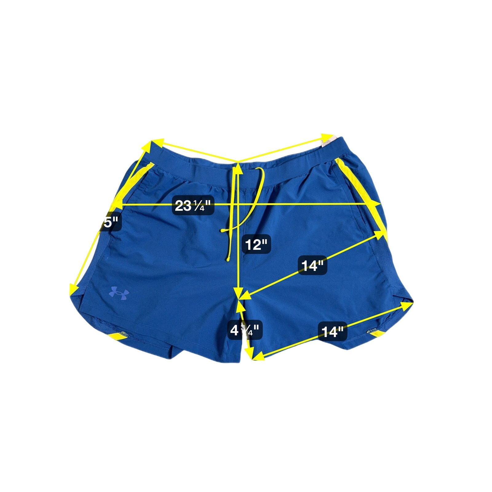 Under Armour Under Armour Men’s Running Shorts 2XL Blue Athletic Lined 7” Size US 38 / EU 54 - 4 Thumbnail
