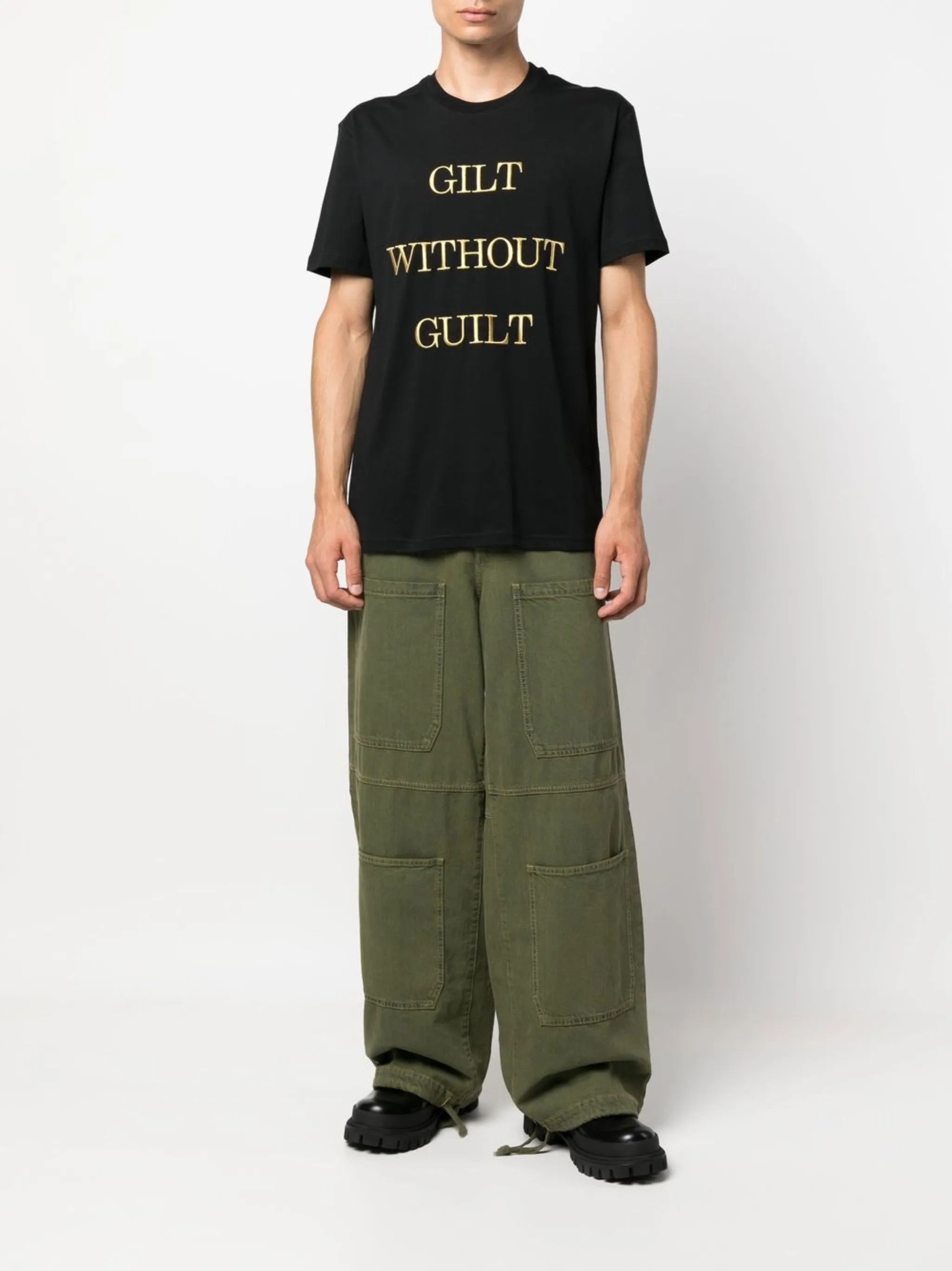 Moschino o1y0225 T-Shirt in Black Size US XS / EU 42 / 0 - 5 Thumbnail