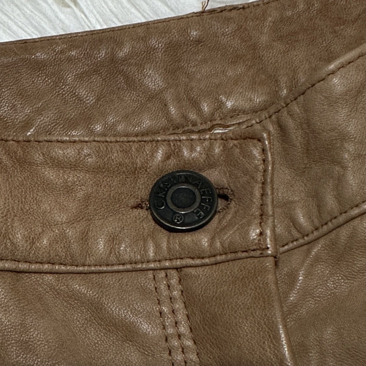 Other Cristinaeffe Made in Italy Shorts Leather 100% Size 28" / US 6 / IT 42 - 5 Thumbnail