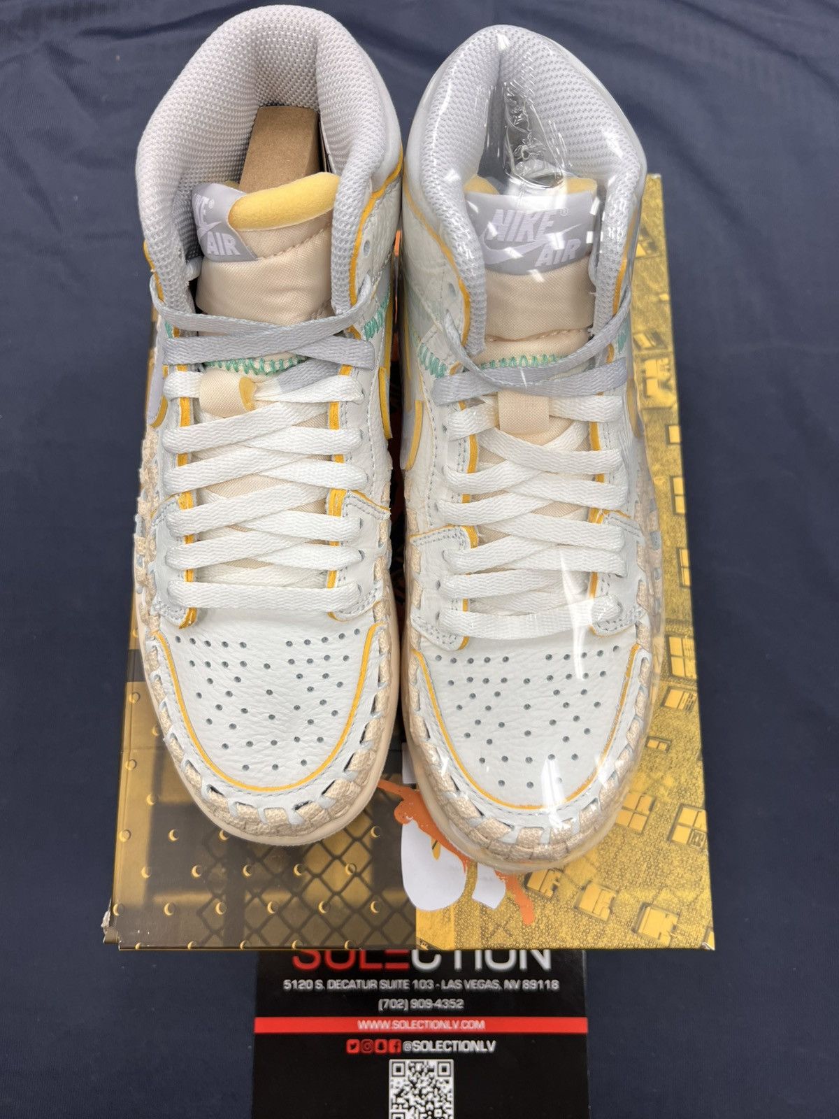 Jordan Brand Size 3.5Y Air Jordan X Union 1 Retro High “Summer of 96” Size US 5 / EU 37 - 2 Thumbnail