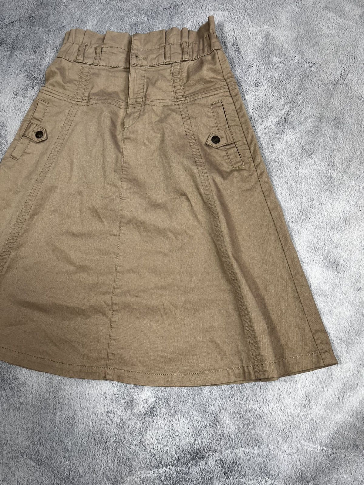 Vintage Vintage Y2K flared gorpcore midi skirt streetwear Size 25" / US 0 / IT 36 - 3 Thumbnail