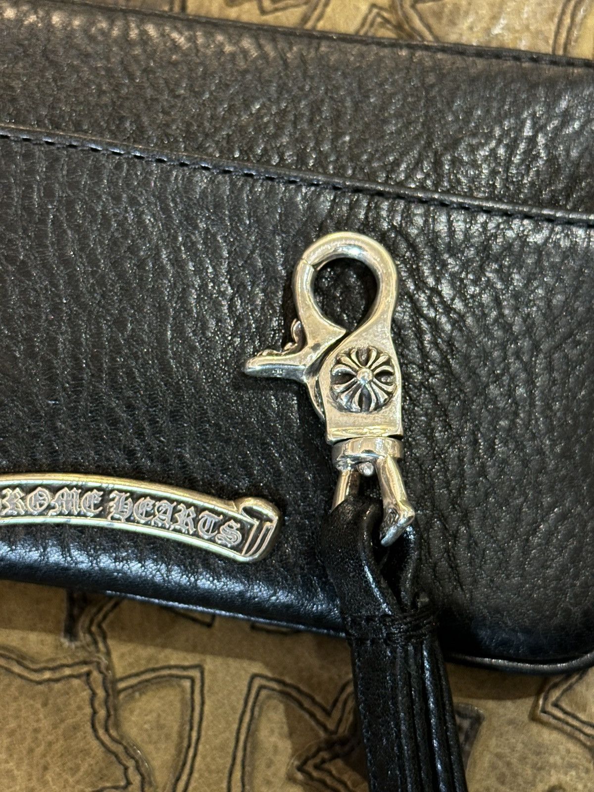Chrome Hearts CHROME HEARTS SINGLE PATCH LEATHER WALLET Size ONE SIZE - 5 Thumbnail