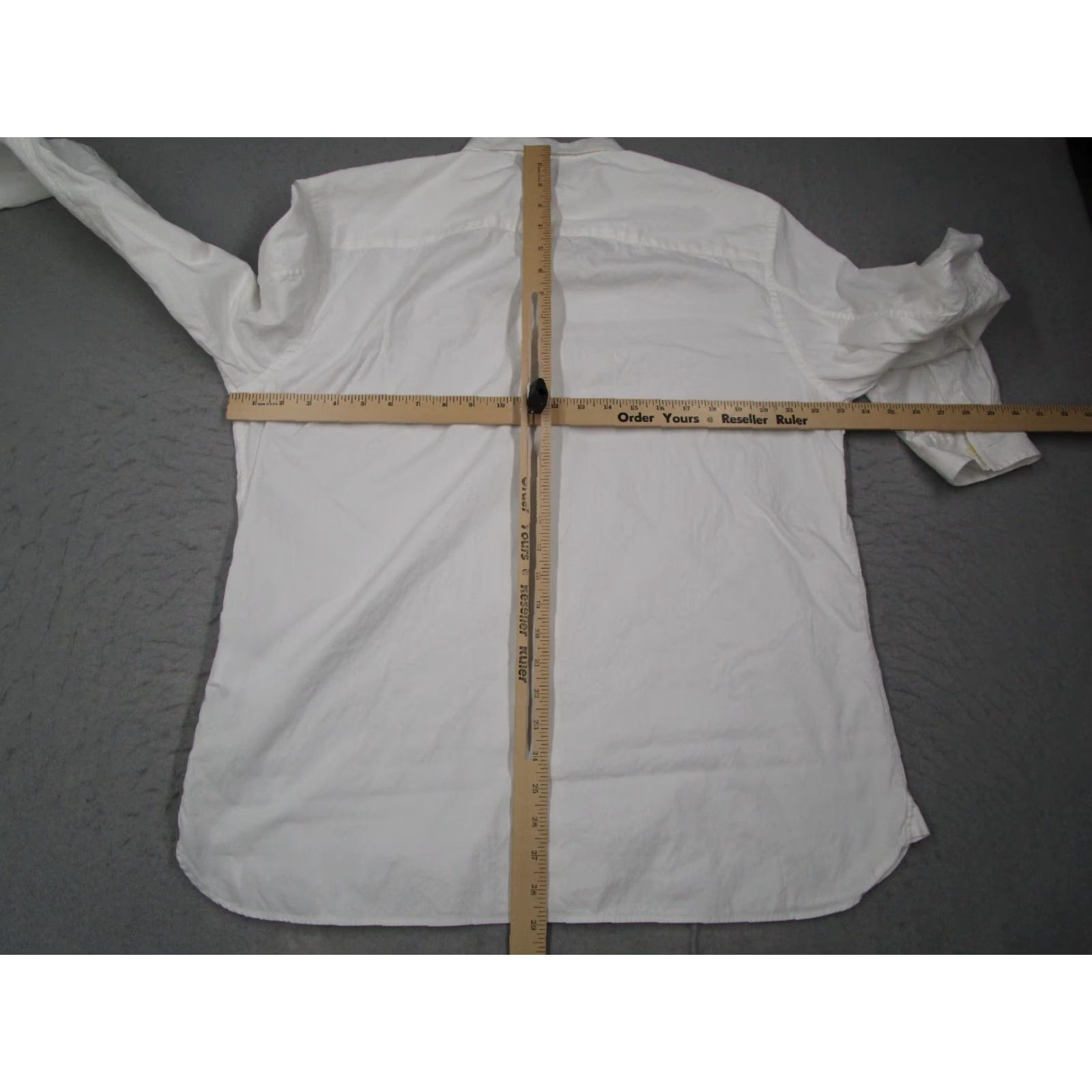 Allsaints ALLSAINTS Button-Up Shirt Mens 2XL White Long Sleeve Casual Workwear Cotton Size US XXL / EU 58 / 5 - 6 Thumbnail