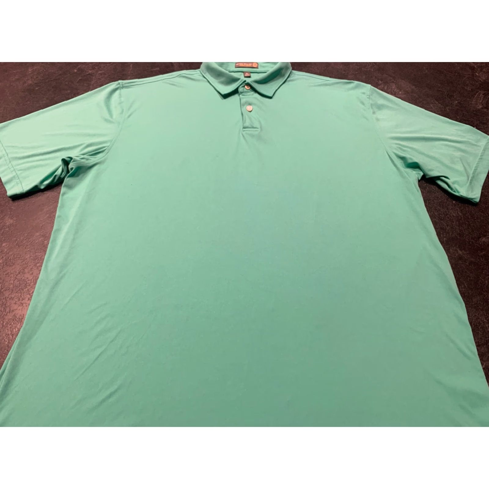 Peter Millar Peter Millar Summer Comfort Men XL Golf Polo Shirt Short Sleeve Green Stretch Casual Size US XL / EU 56 / 4 - 2 Thumbnail