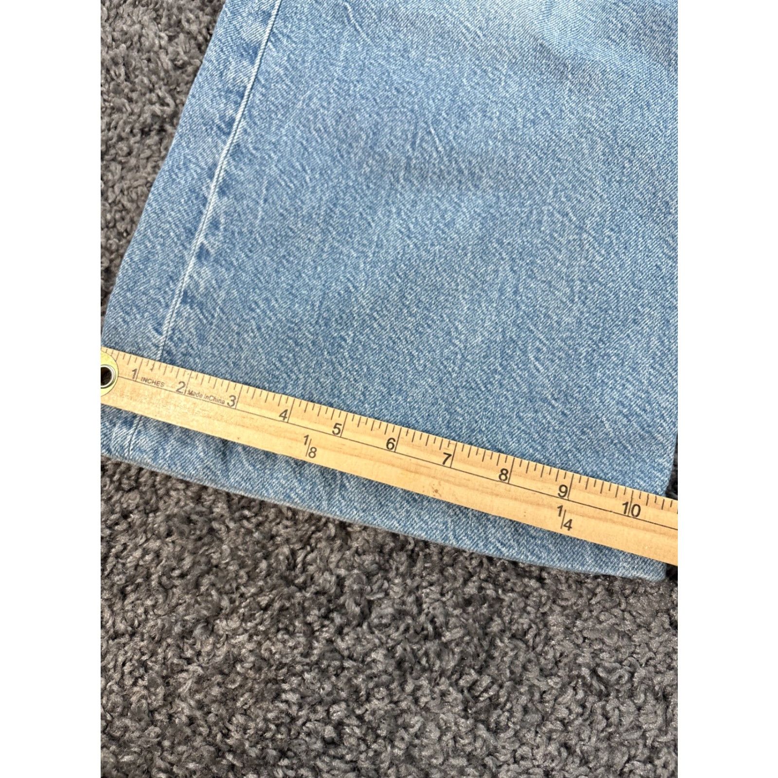 Vintage VINTAGE Aeropostale Jeans Womens 30x27 Wide-Leg Light Wash High Rise Baggy 30 Inseam 27 in Blue Womens Size 30" / US 8 / IT 44 - 3 Thumbnail