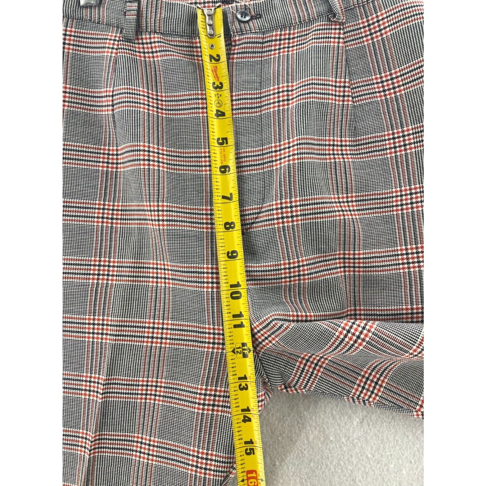 Vintage VINTAGE High Rise Moms Pants Plaid Womens 15 NWT by Dan River Size 36" / US 14 / IT 50 - 7 Thumbnail