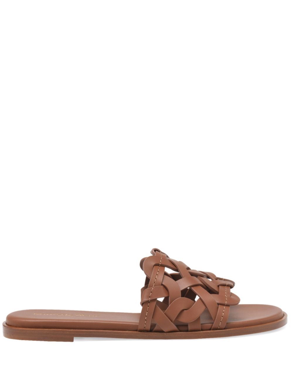 Gianvito Rossi AMALFI LEATHER FLAT SANDALS Size US 6 / IT 36 - 1 Thumbnail