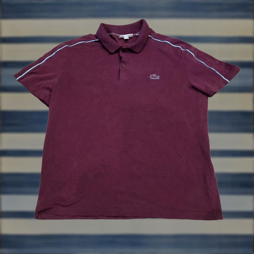 Lacoste × Supreme Supreme Lacoste Pique Zip L/S Polo | Grailed