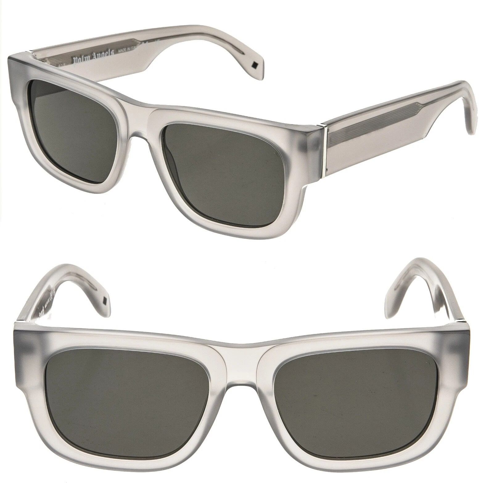 Palm Angels PALM ANGELS PERJ014 014 Gray Geometric Classic Sunglass Size ONE SIZE - 1 Thumbnail