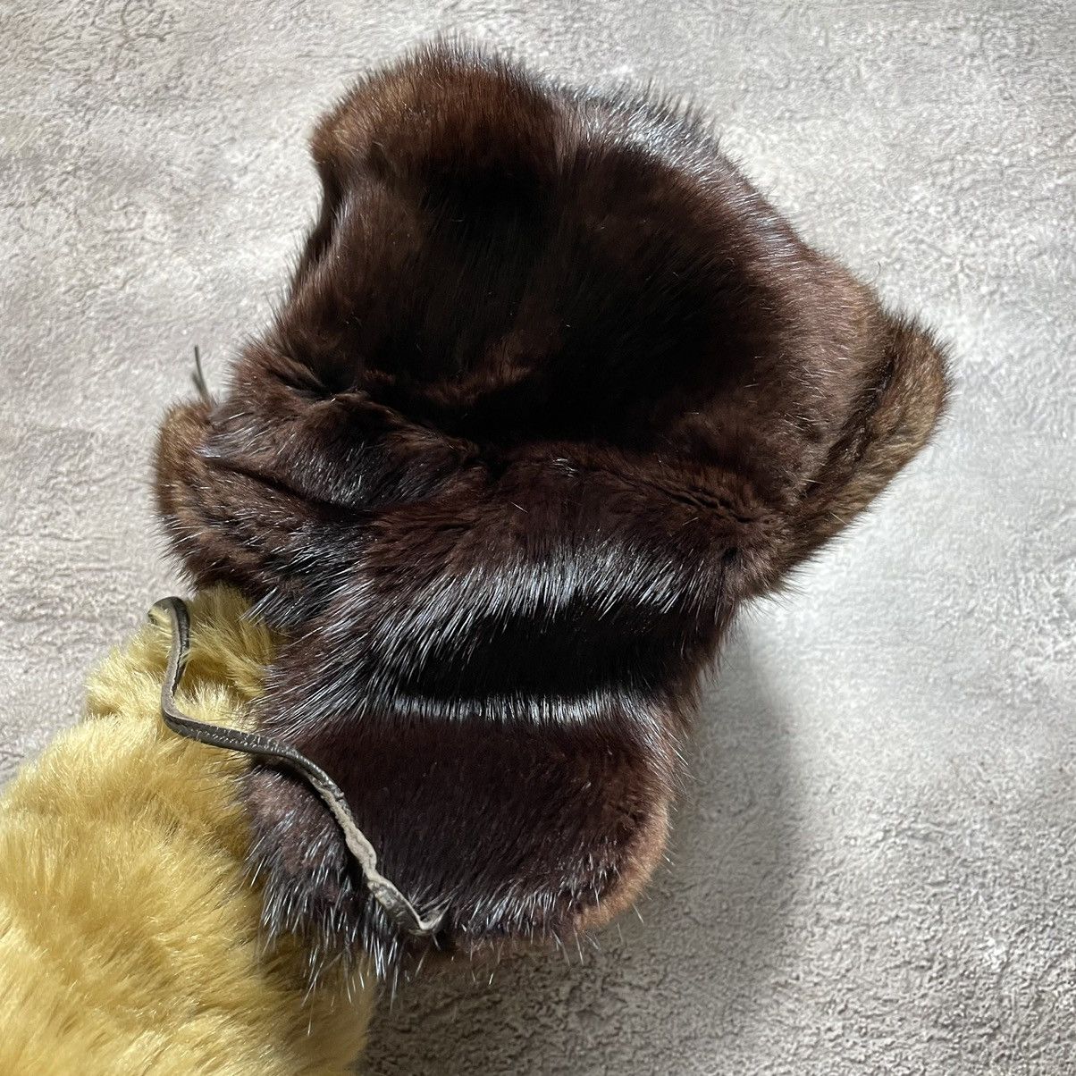 Vintage Vintage 90s Mohair Ushanka Beanie Grunge Alt Streetwear OS Size ONE SIZE - 4 Thumbnail