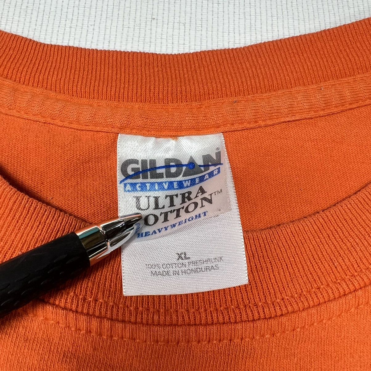 Gildan × Vintage Car Tee Shirt Orange Hot Rod Custom Auto Graphic Y2K Size US XL / EU 56 / 4 - 8 Thumbnail