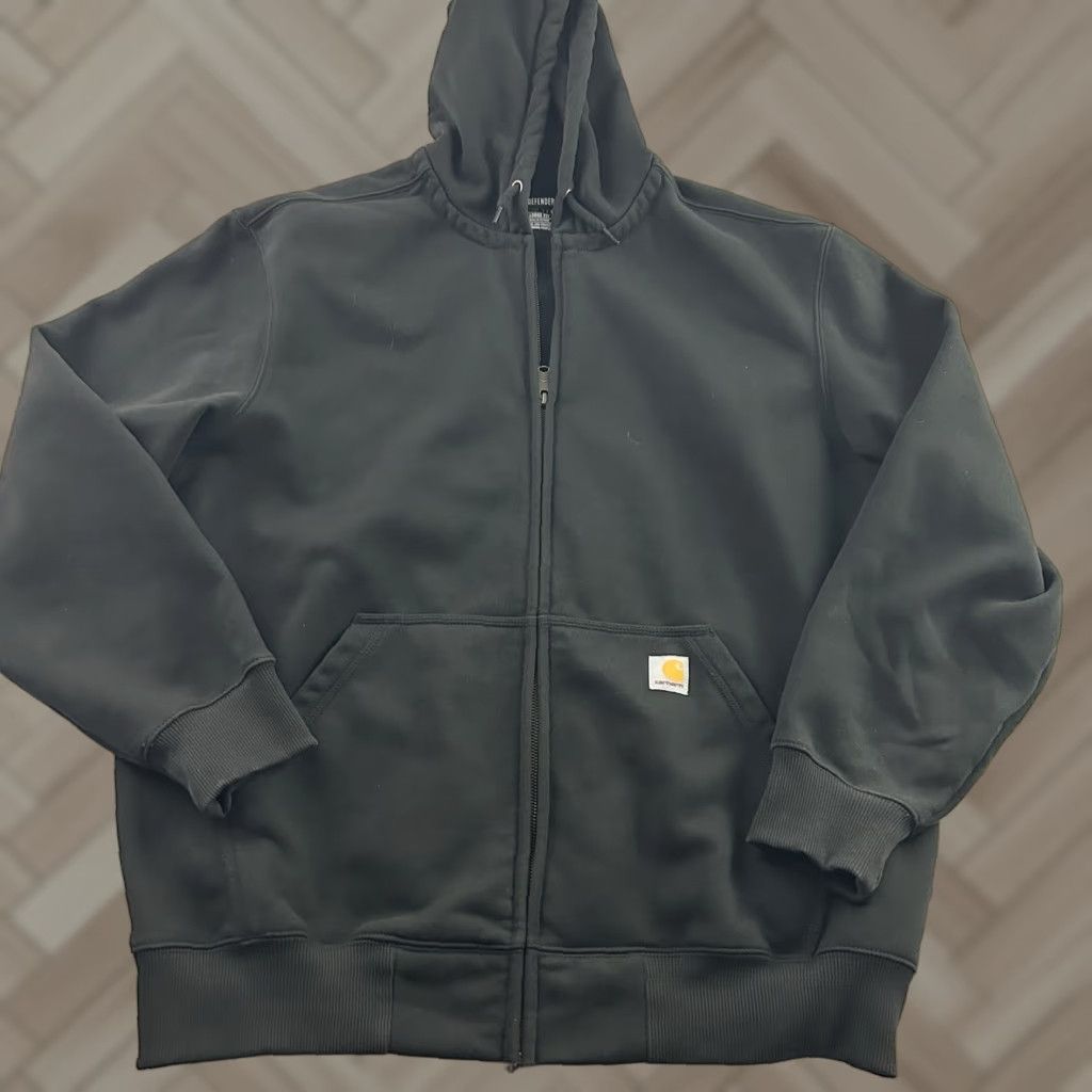 Carhartt Carhartt Hoodie Mens XL Black Rain Defender Loose Fit Full Zip Sweatshirt Size US XL / EU 56 / 4 - 1 Thumbnail