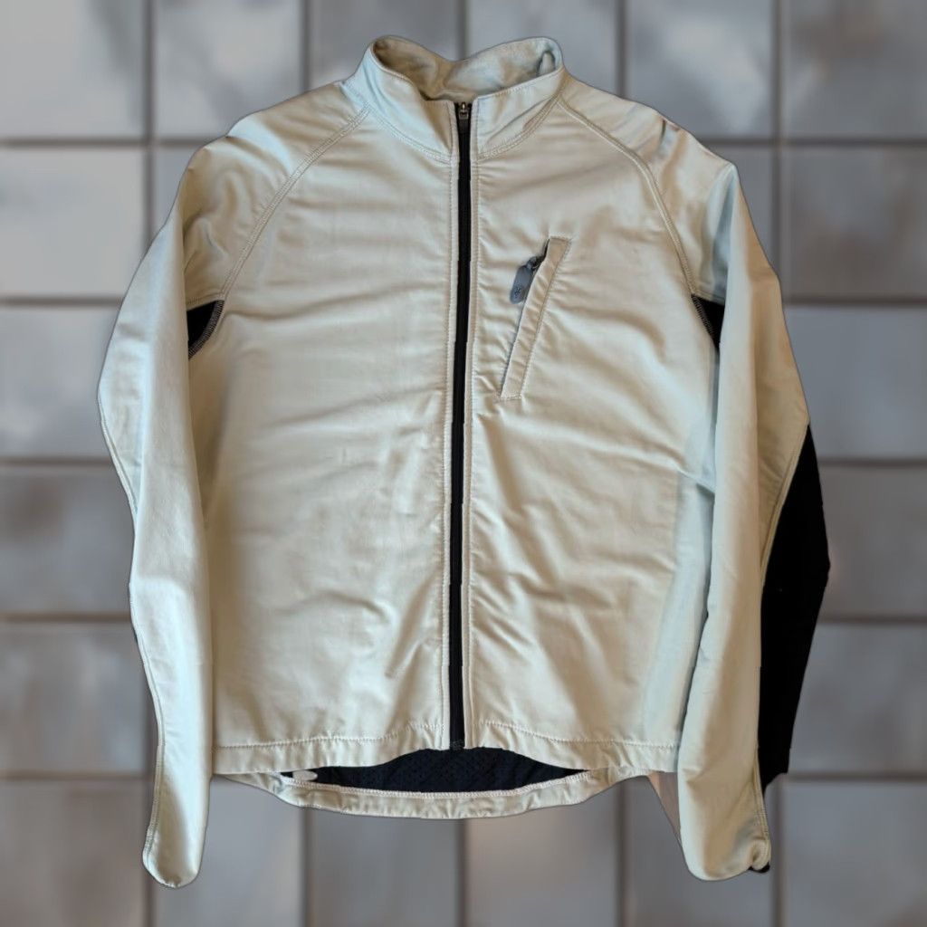 Vintage Ibex Sweater Jacket Women's Large Cream Black Full Zip Utility Wool Outerwear Shirt (Jacket) Size L / US 10 / IT 46 - 1 Thumbnail