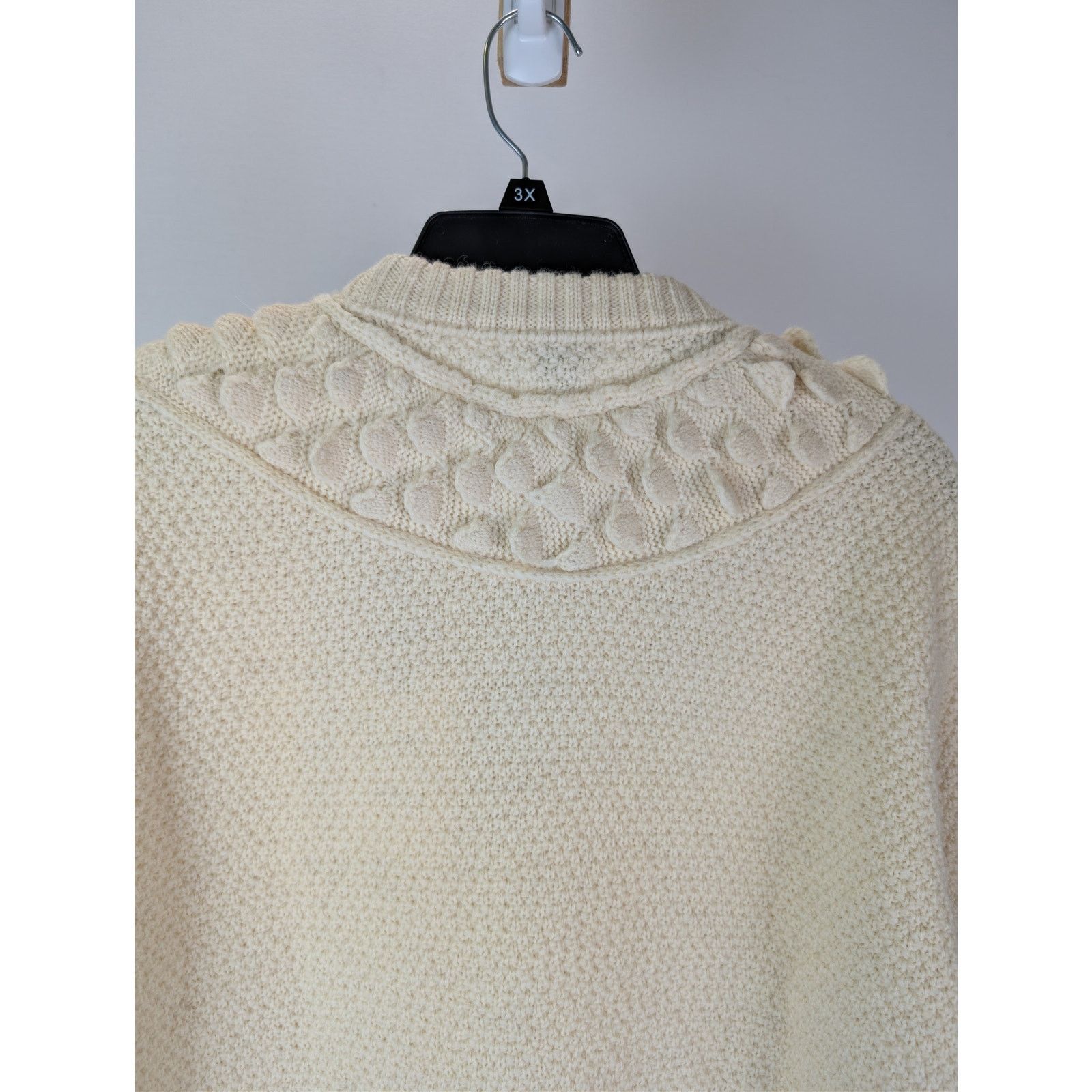 Bottega Veneta o1rshd1 Men Wear Wool Snake Knit Sweater in Dove Size US L / EU 52-54 / 3 - 14 Thumbnail