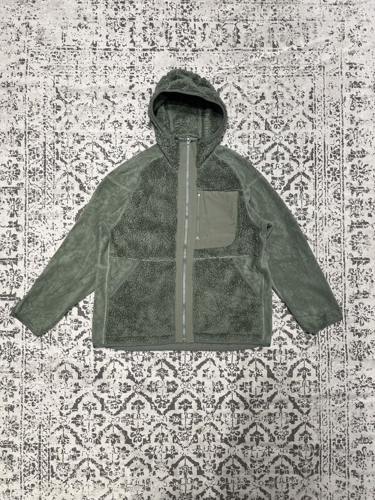 Uniqlo × White Mountaineering Fleece Full-Zip Hoodie Size US L / EU 52-54 / 3 - 1 Thumbnail