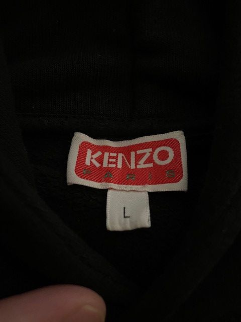 Kenzo Kenzo Black Hoodie - Size L Size US L / EU 52-54 / 3 - 5 Thumbnail