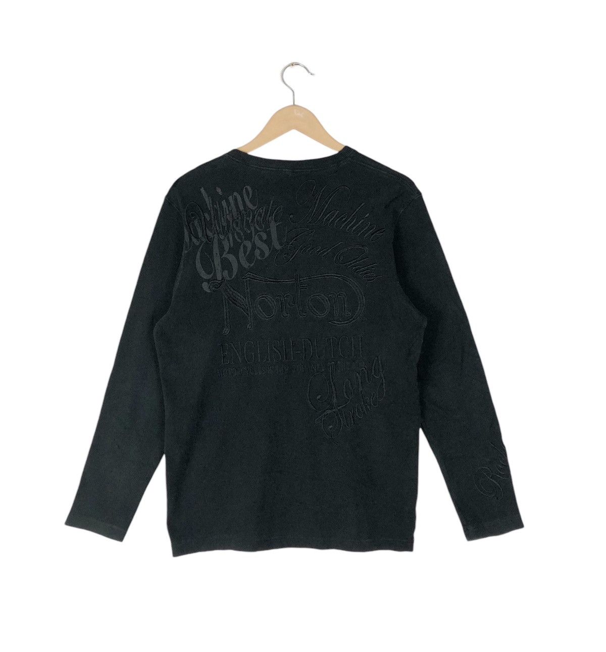 Japanese Brand × Norton Norton Motorcycles Embroidery Longsleeve T shirt Size US L / EU 52-54 / 3 - 1 Thumbnail