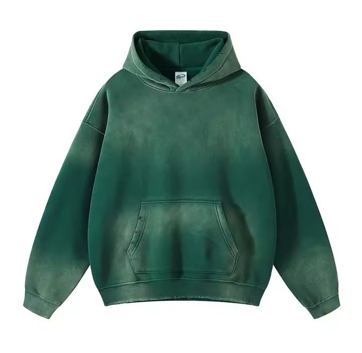 Japanese Brand × Vintage Dying Distressed Sweatshirt Hooded Size US M / EU 48-50 / 2 - 2 Thumbnail