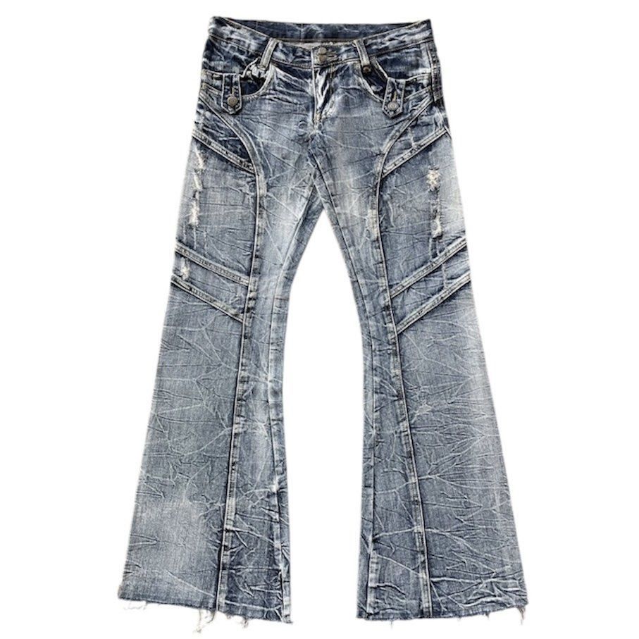 Tornado Mart Tornado Mart Washed Flared Jeans Size US 31 - 1 Thumbnail