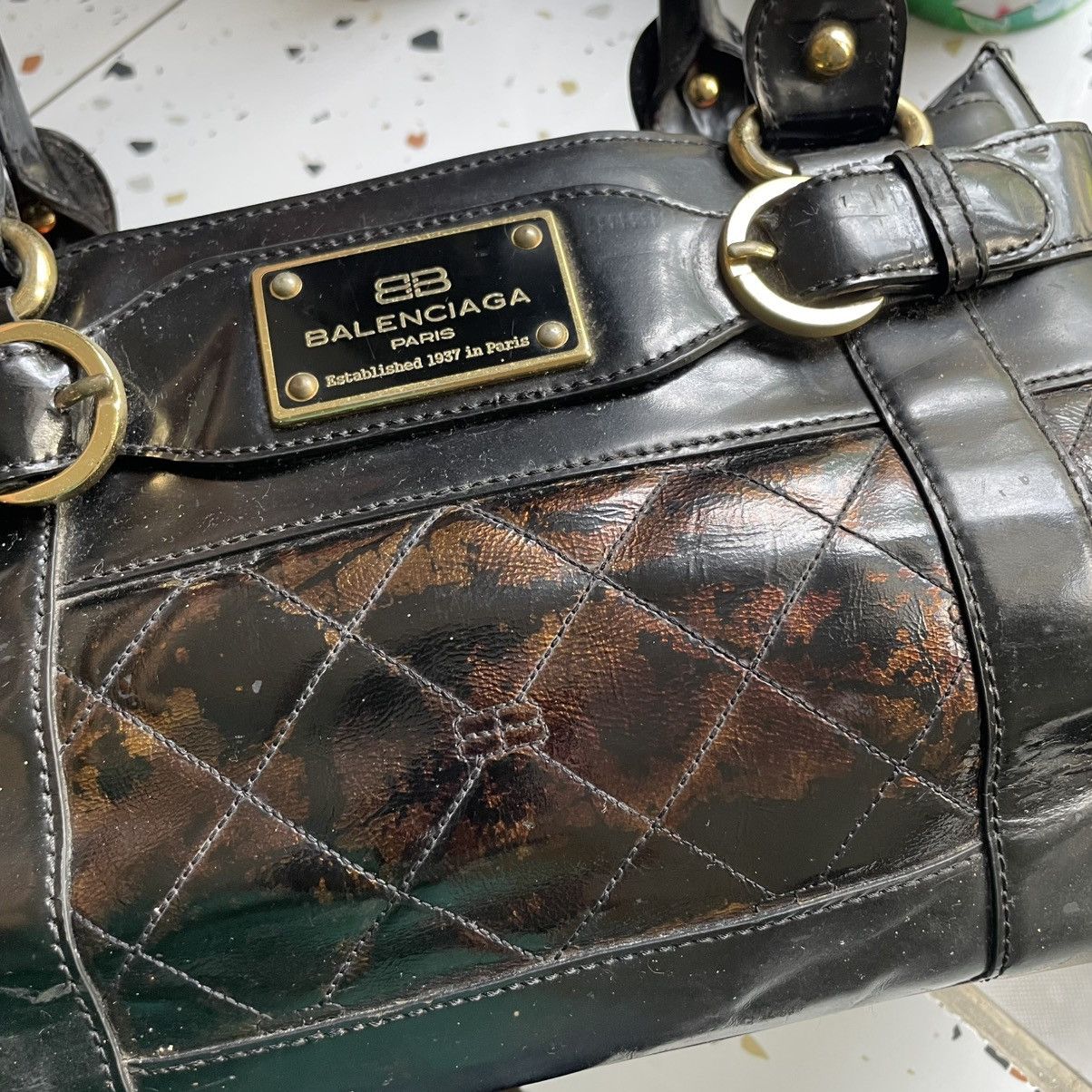 Balenciaga 🔥Vtg Balenciaga🔥Handle Hand Bags Size ONE SIZE - 3 Thumbnail