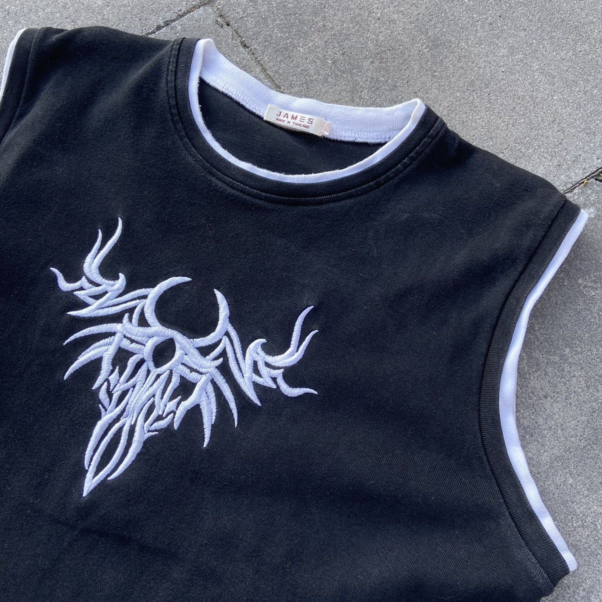 Japanese Brand × Vintage 📌 Vintage Embroidered Tribal Y2K Tank Top Size US XL / EU 56 / 4 - 3 Thumbnail