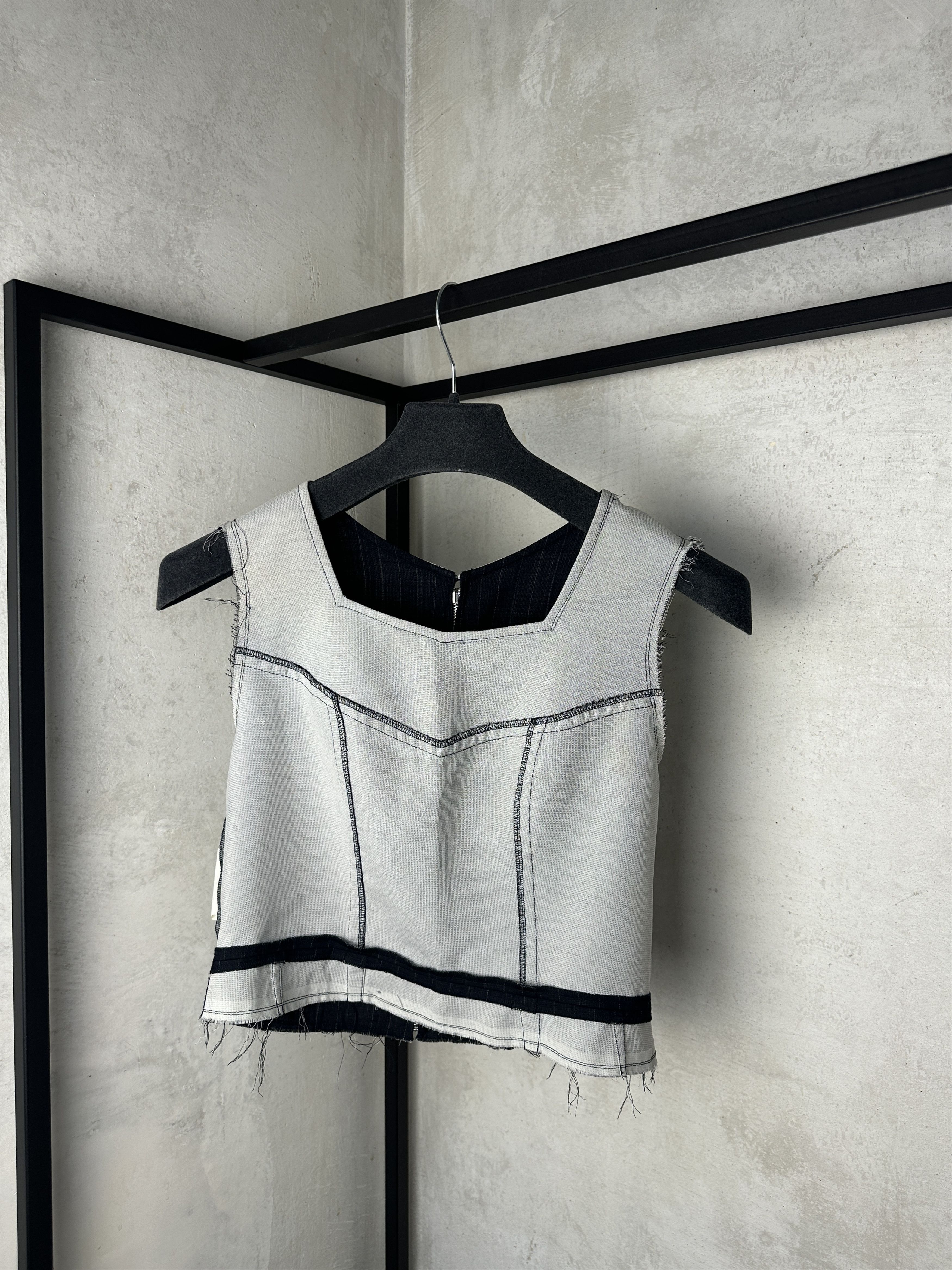 Comme des Garcons Comme Des Garçons Stripped Vest Top on Zip Size S / US 4 / IT 40 - 11 Thumbnail