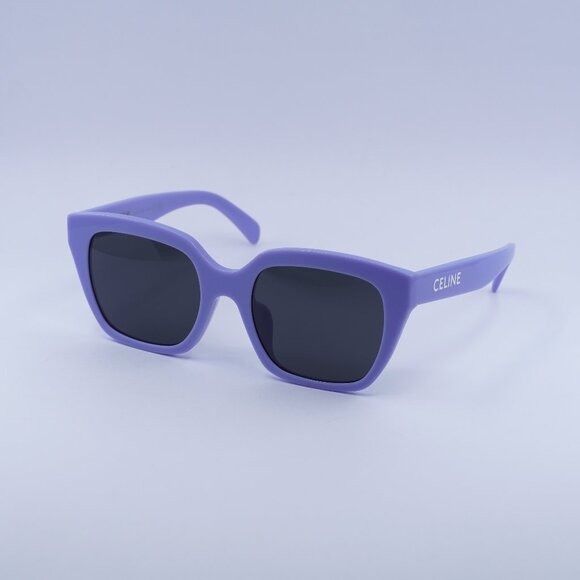Celine Celine CL40198F 78A Sunglasses Lilac Square Frame Size ONE SIZE - 1 Thumbnail