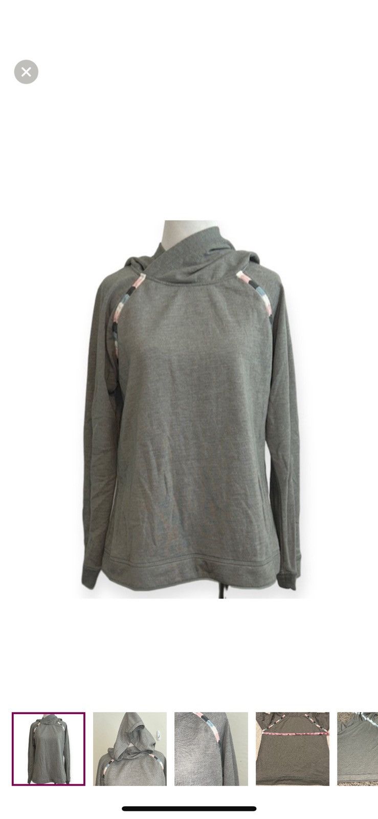 Lucky Brand Lucky brand women’s medium grey hoodie‎ Size M / US 6-8 / IT 42-44 - 1 Thumbnail