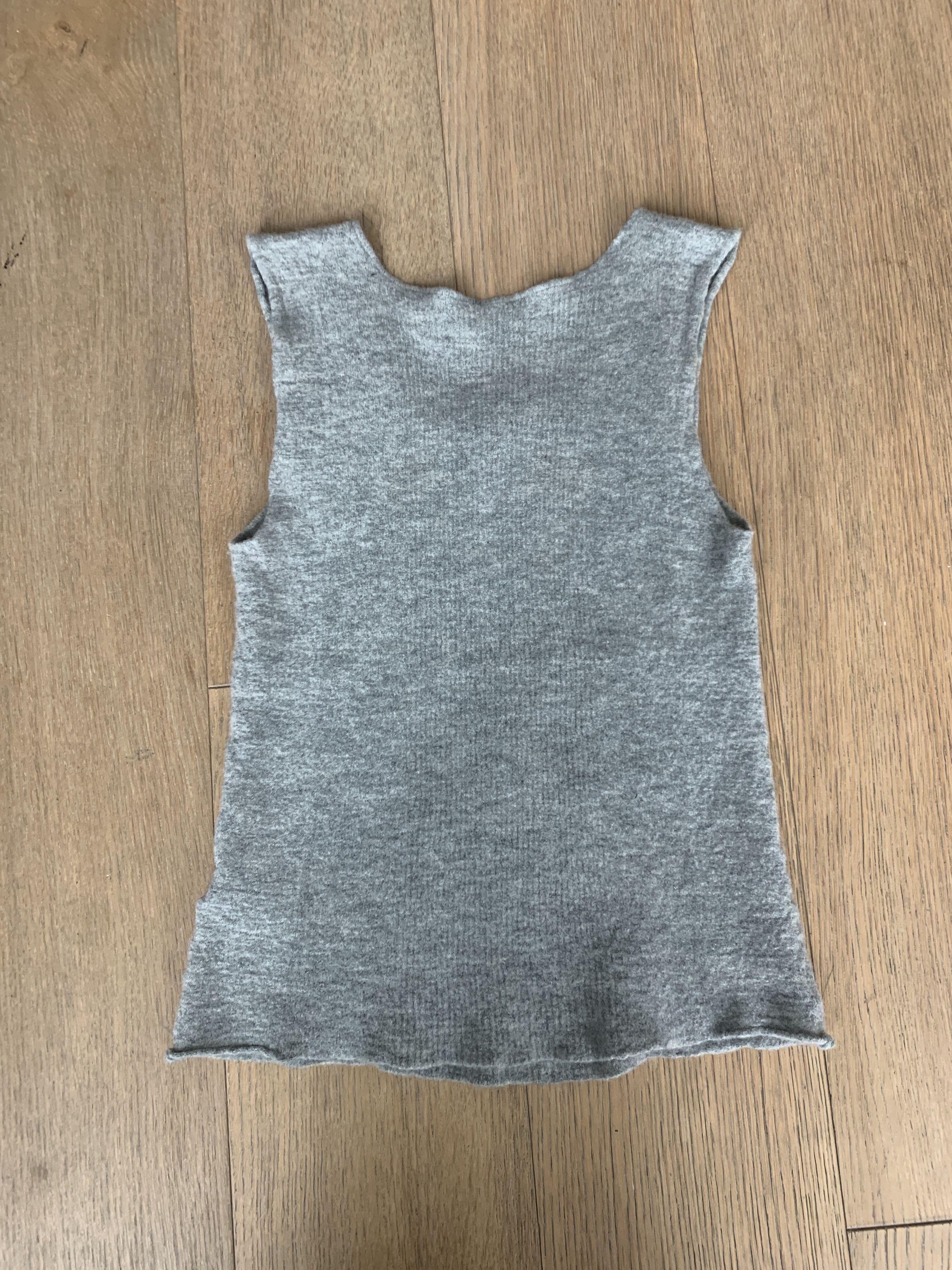 Vivienne Westwood 2018 Brand New 100% Lana Wool Minimilism Tank Crop Top Size L / US 10 / IT 46 - 4 Thumbnail