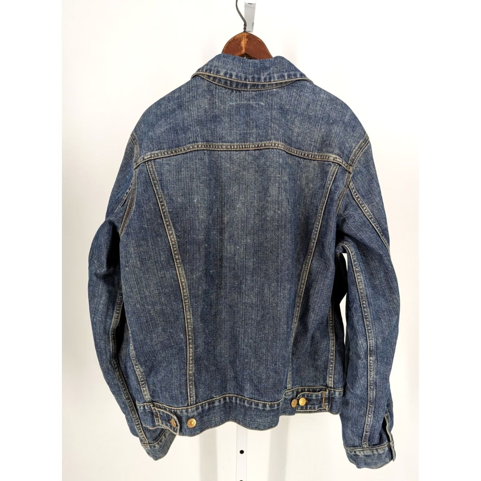 Polo Ralph Lauren Polo Ralph Lauren Jacket Chore Denim Trucker Sullivan 2007 RRL M Blue Men Mens/Adult Size US M / EU 48-50 / 2 - 2 Thumbnail