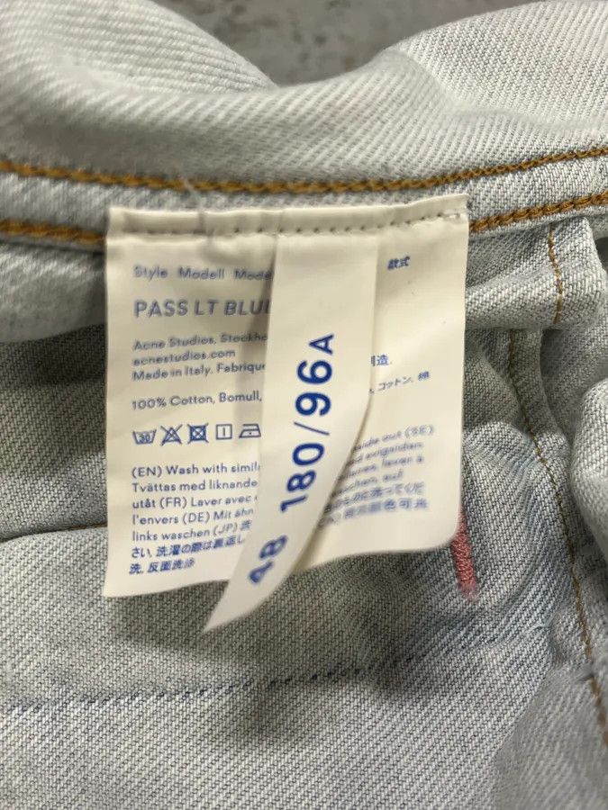 Acne Studios × Designer × Vintage Acne Studios White Denim Light Jacket Size US M / EU 48-50 / 2 - 8 Thumbnail