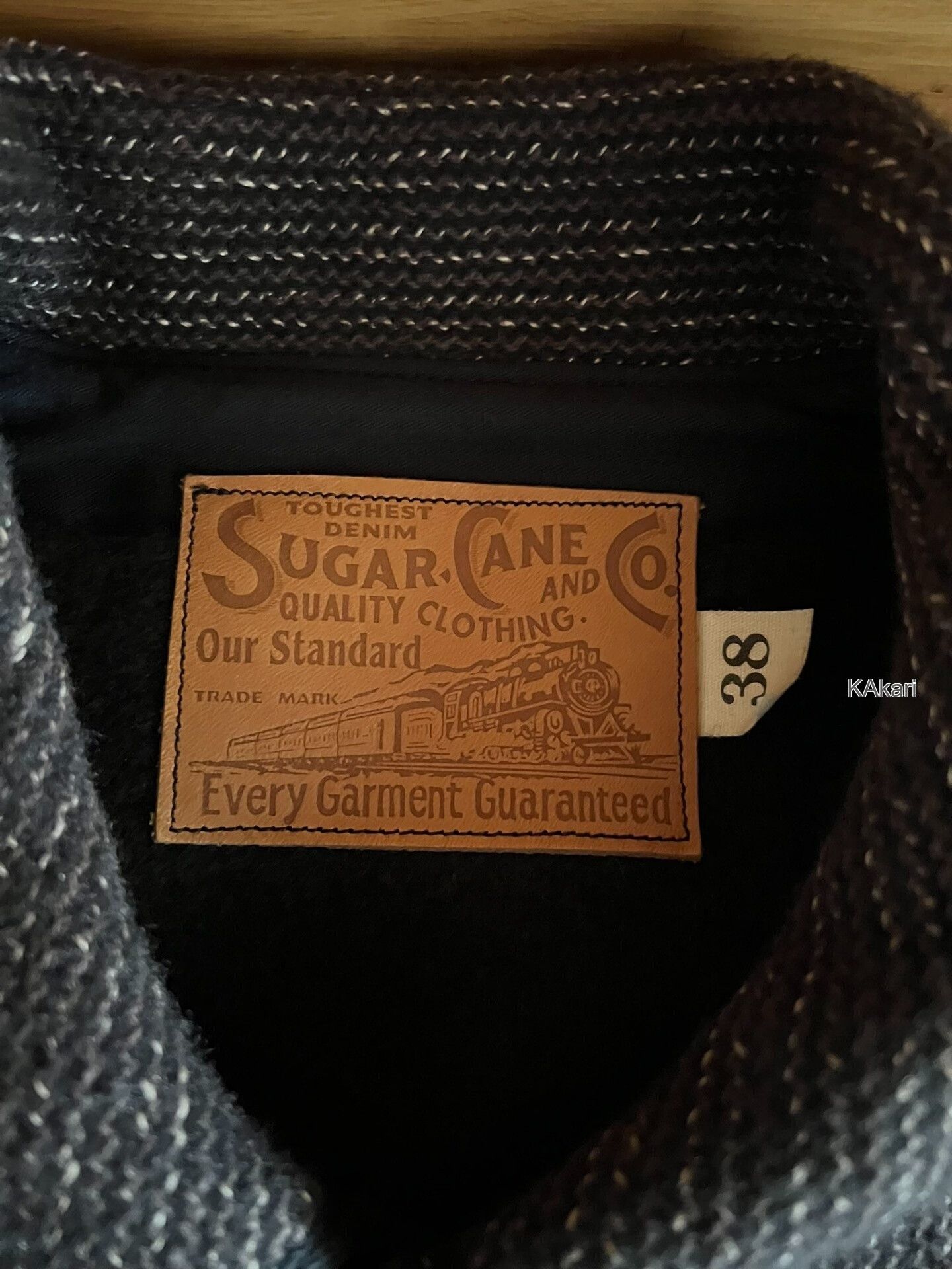 Sugar Cane Sugar Cane BBJ Wool Horse Leather Jacket Size US M / EU 48-50 / 2 - 7 Thumbnail