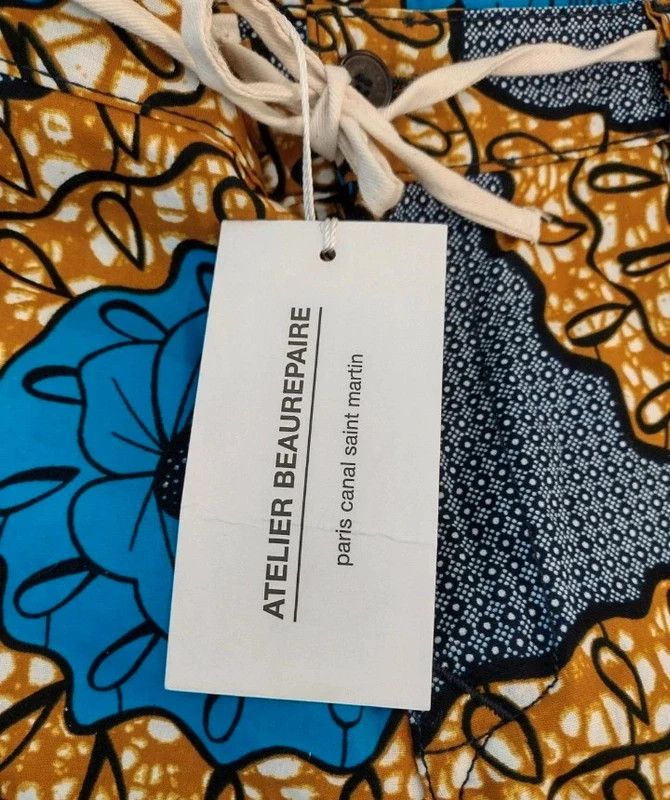 Other Atelier Beaurepaire Paris African Wax Print Pants Floral Size 30" / US 8 / IT 44 - 6 Thumbnail