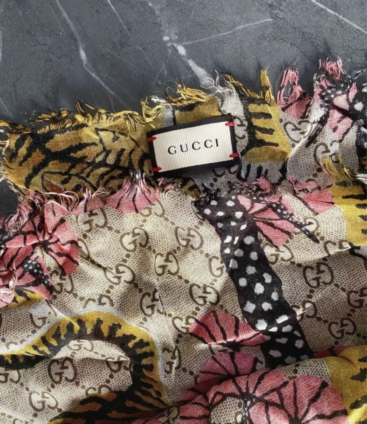 Gucci Gucci Silk Scarf Size ONE SIZE - 6 Thumbnail