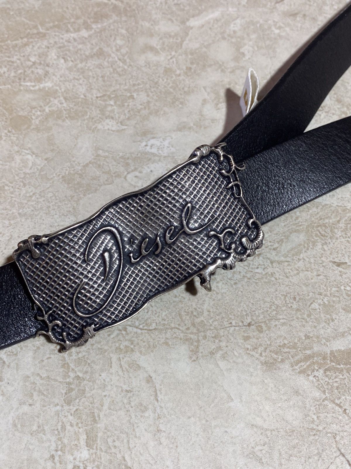 Diesel × Leather Diesel y2k hype streetwear style avant garde leather belt Size ONE SIZE - 5 Thumbnail