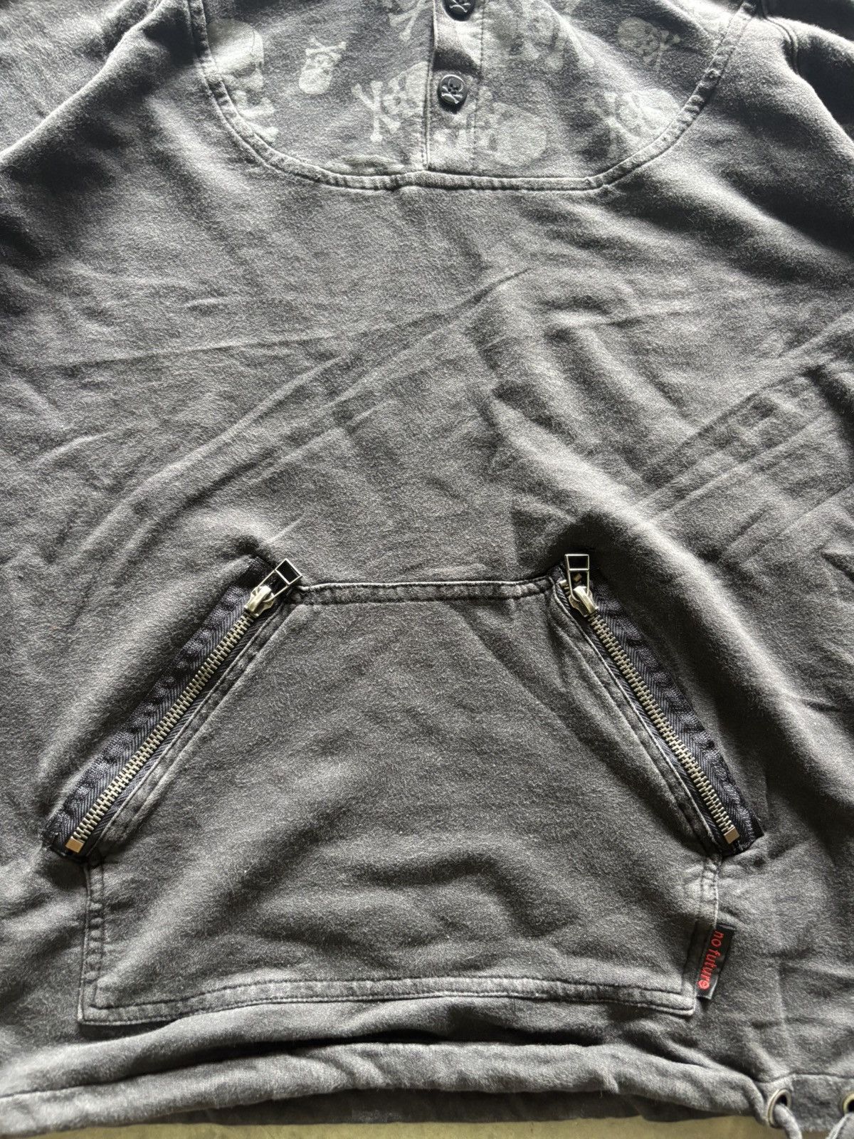 20471120 × Hysteric Glamour × No Future NO FUTURE y2k skull hoodie rare punk grunge japanese Size US M / EU 48-50 / 2 - 8 Thumbnail