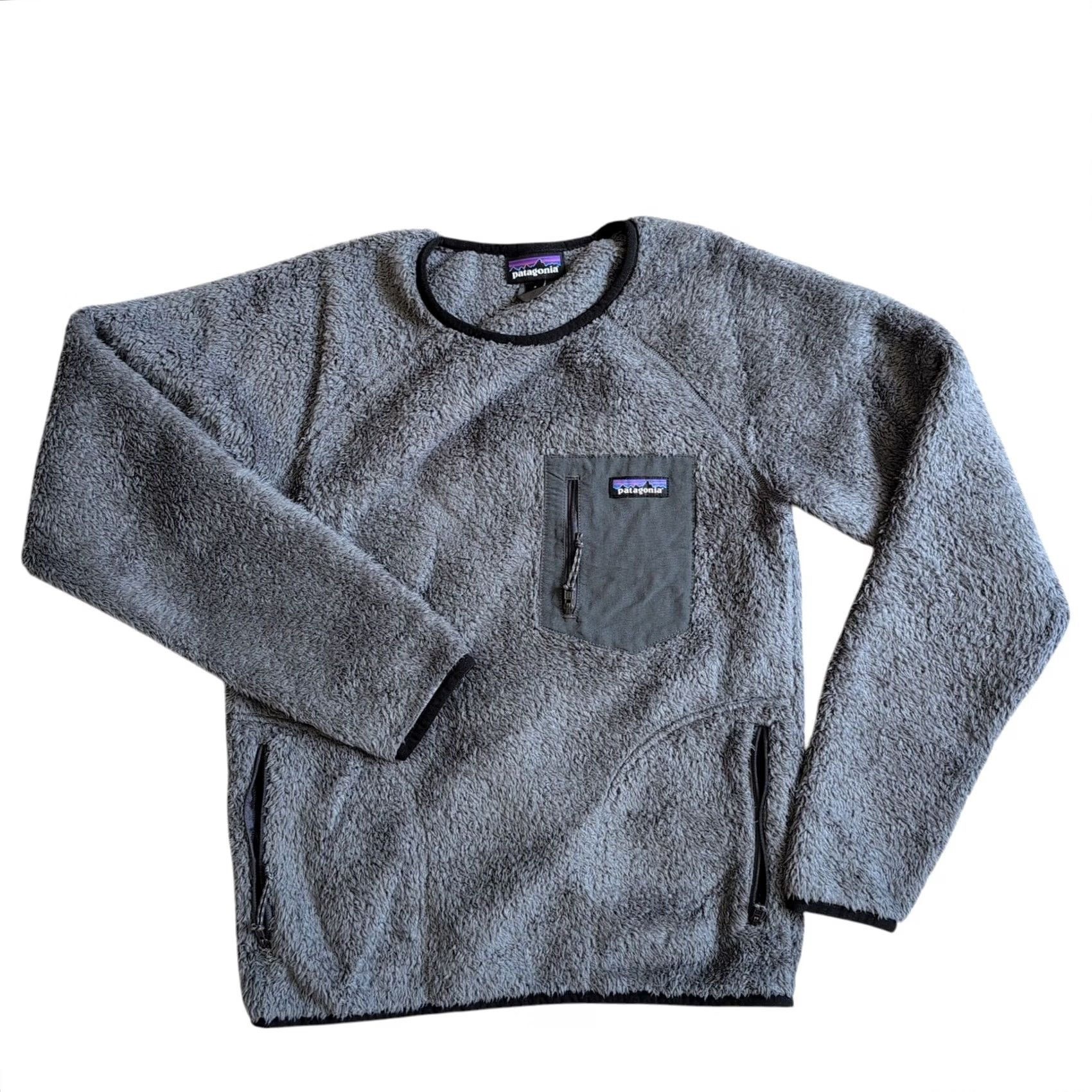 Patagonia Patagonia Mens Los Gatos Sherpa Fleece Crewneck Sweater Size S Gray Pullover Sweatshirt 25895 Size US S / EU 44-46 / 1 - 3 Thumbnail