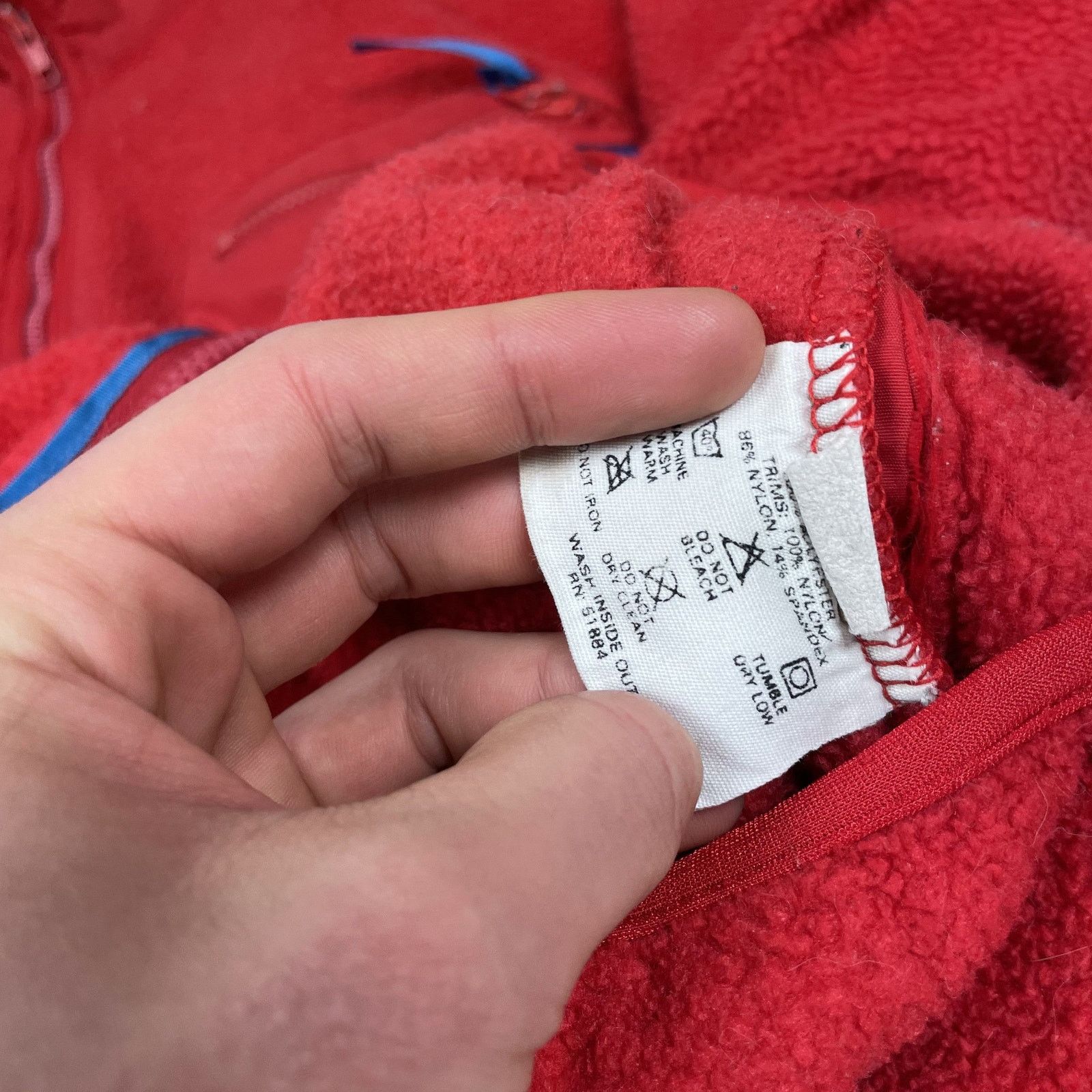 Patagonia × Vintage VTG Patagonia Men's Red Full Zip Retro-X Synchilla Jacket M Size US M / EU 48-50 / 2 - 10 Thumbnail