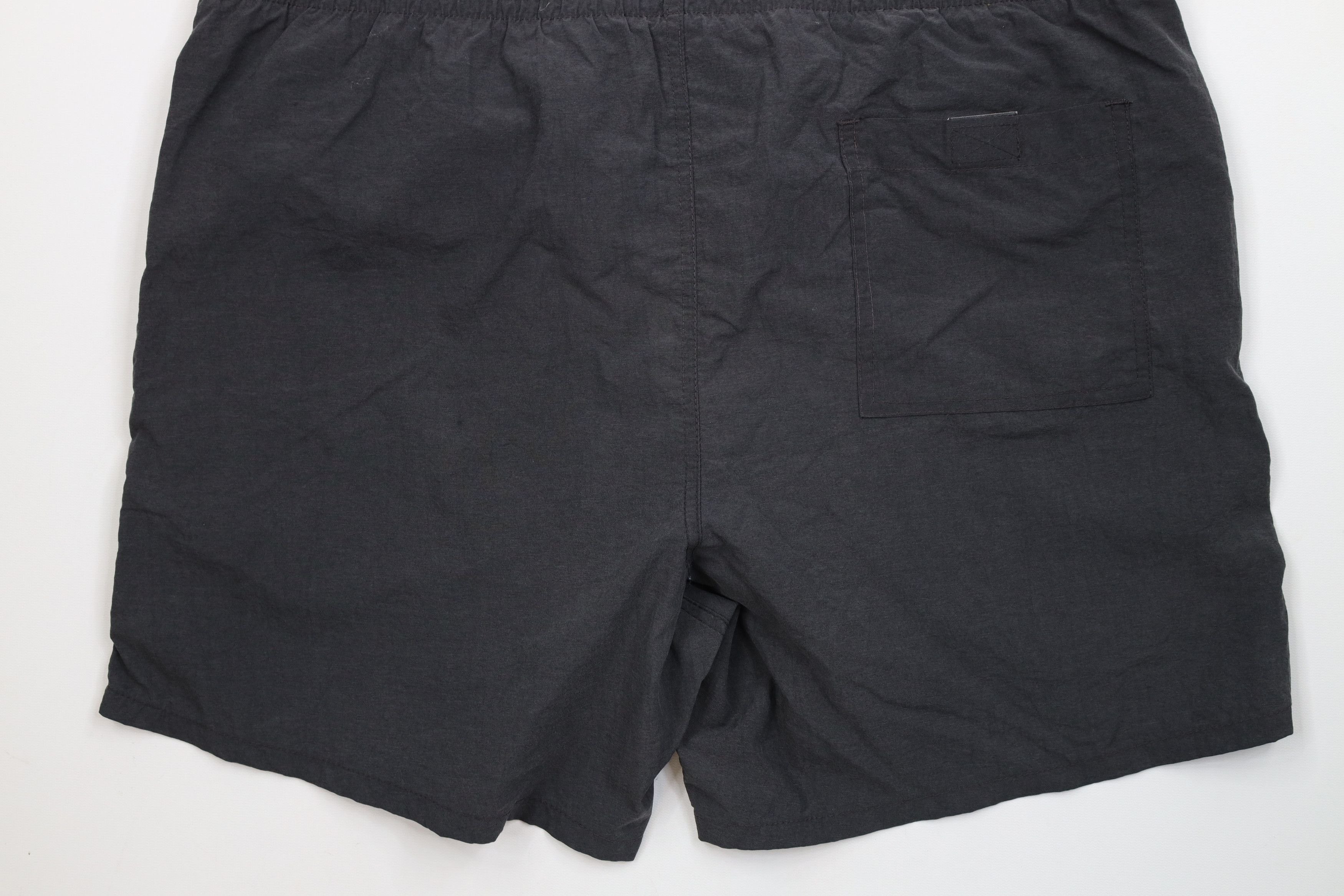 Vintage Vintage 90s Hobie Surfing Out Lined Swim Trunks Shorts Black Size US 36 / EU 52 - 13 Thumbnail