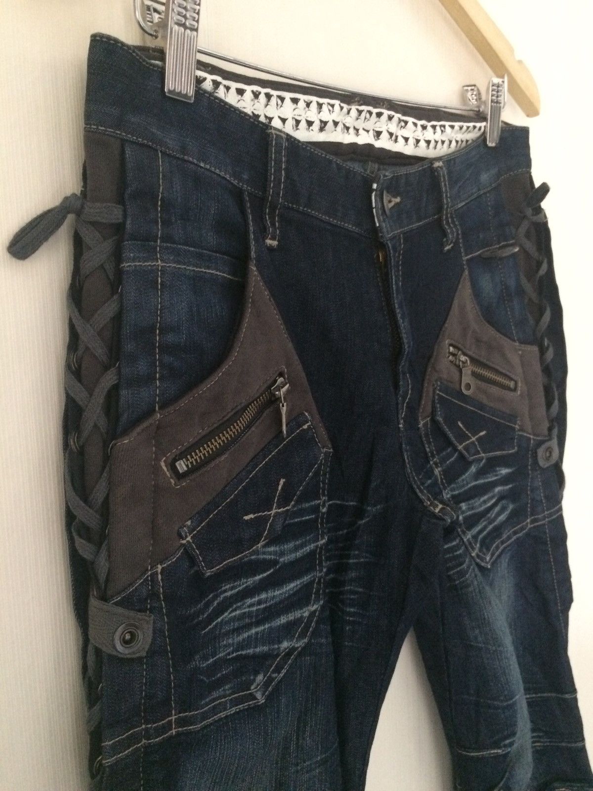 Japanese Brand × PPFM × Seditionaries PPFM Japanese Bondage Punk Hybrid Jeans Size US 30 / EU 46 - 12 Thumbnail